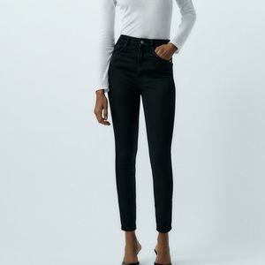 Sculpted high rise trf skinny jeans